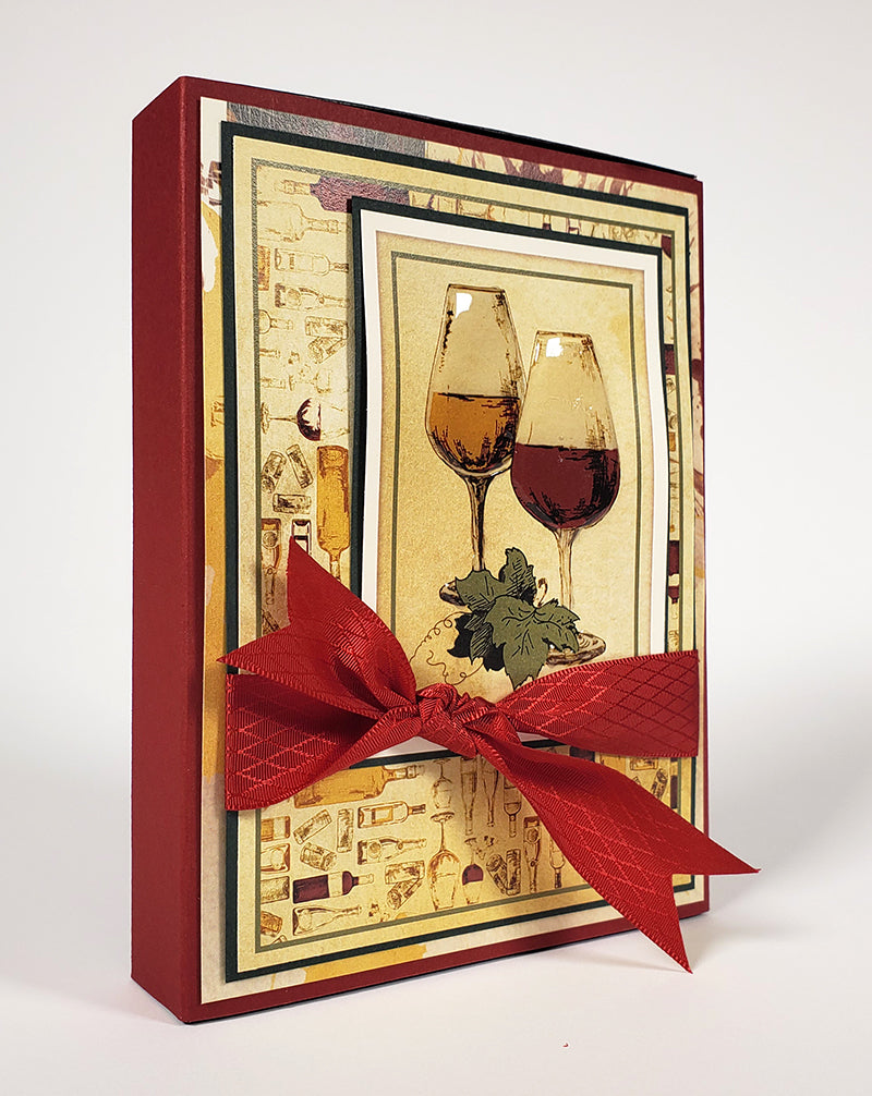 Wine Time Cards by Club Scrap #clubscrap #winecards #cardmaking