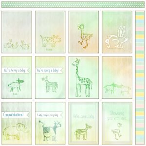 Baby Baby Collection by Club Scrap #pagekit #clubscrap #cardkit #scrapbooking #cardmaking