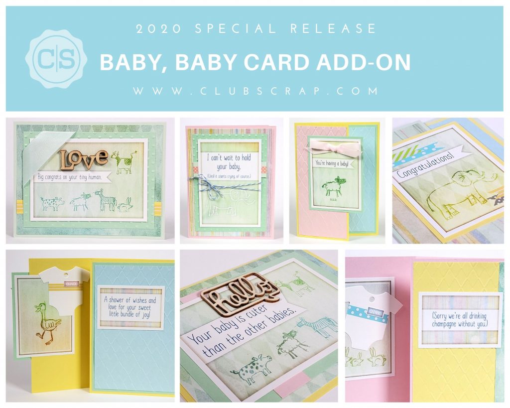 Baby Baby Collection by Club Scrap #pagekit #clubscrap #cardkit #scrapbooking #cardmaking