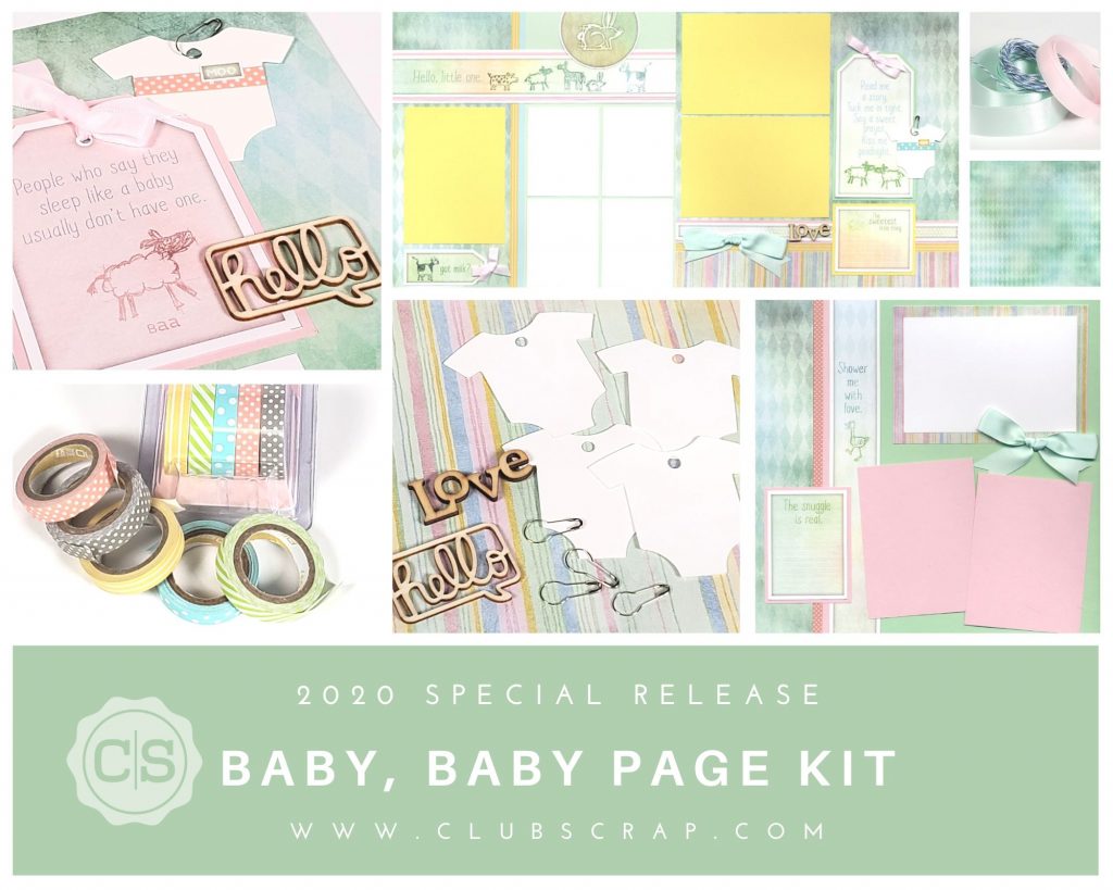Baby Baby Collection by Club Scrap #pagekit #clubscrap #cardkit #scrapbooking #cardmaking