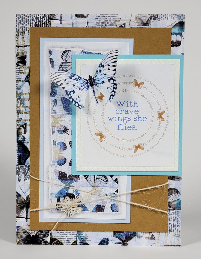 Butterflies Card Kit by Club Scrap #clubscrap #cardmaking #efficientcardmaking