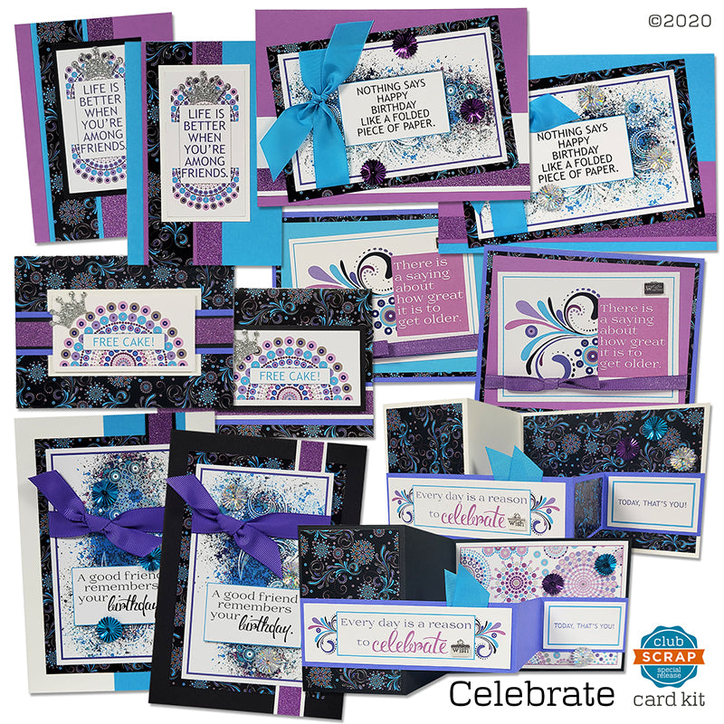 Celebrate Remix Card Kit
#clubscrap #papercrafts #papercrafting #cardmaking #greetingcards