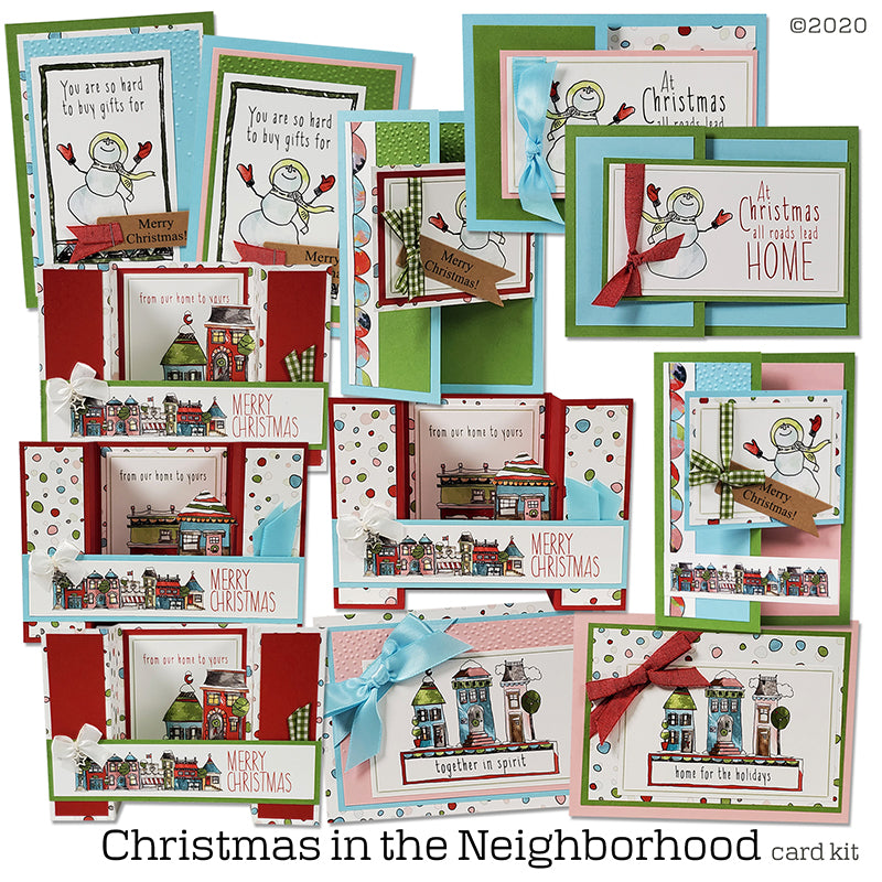 Christmas in the Neighborhood Card Kit 
#clubscrap #papercrafts #papercrafting #cardmaking #greetingcards