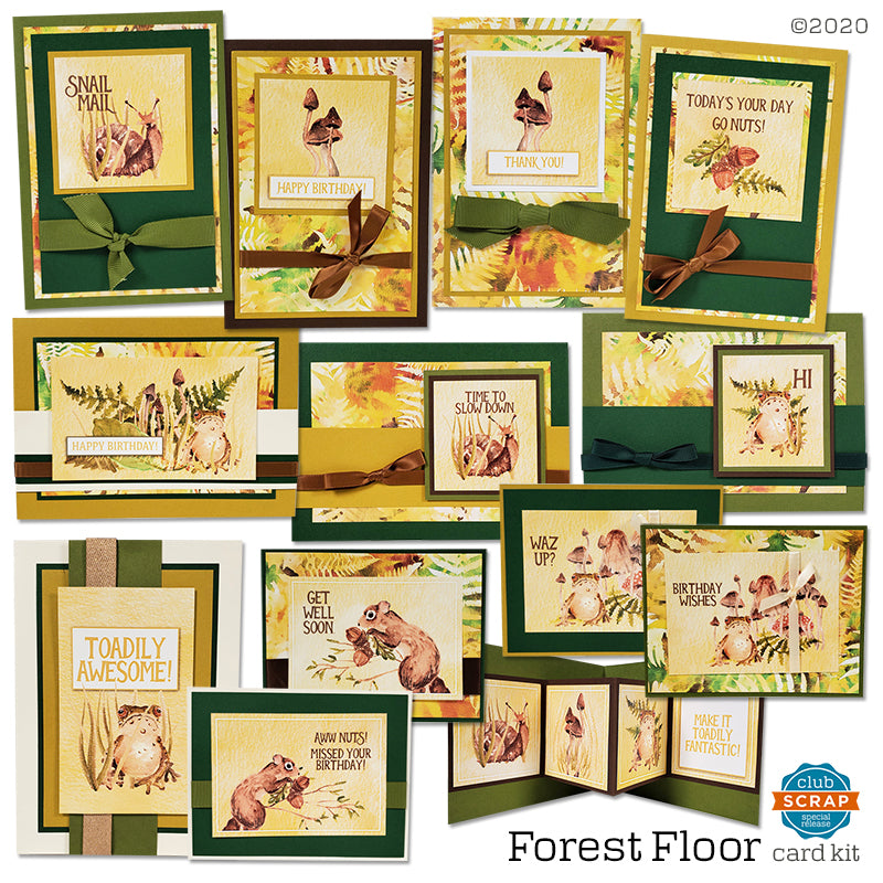 Expo Card kit - Forest Floor Remix