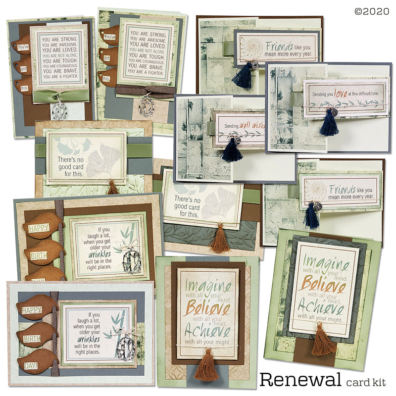 Renewal Special Release Card Kit #clubscrap #papercrafts #papercrafting #cardmaking #greetingcards
