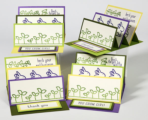 Sprouts - Triple Easel Card Formula by Club Scrap #clubscrap #cardmaking