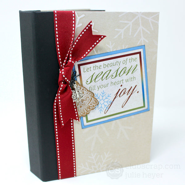 Christmas Market Memory Book #clubscrap #minialbum #christmas #keepsake