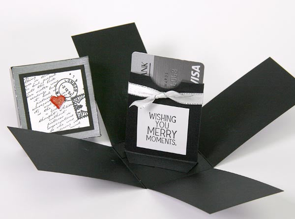 Gift Card Holder Created With Club Scrap's Folding Board #clubscrap #foldingboard
