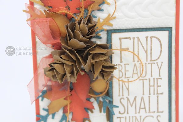 Fabulous Fall Card Gone Wild Collection #clubscrap #diecuts #sizzix #fall #cards