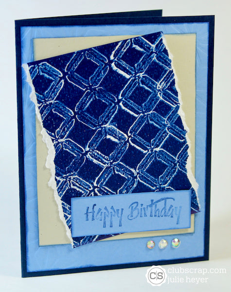 Shibori Gelli Print Cards #clubscrap #gelliarts #gelplate #cardmaking