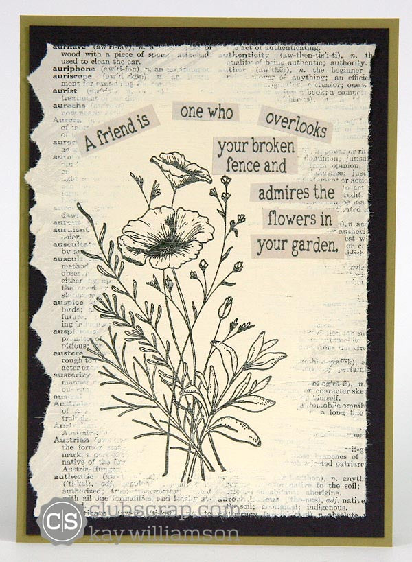 Club Scrap Vintage Botany Stamps Cards #clubscrap #cards