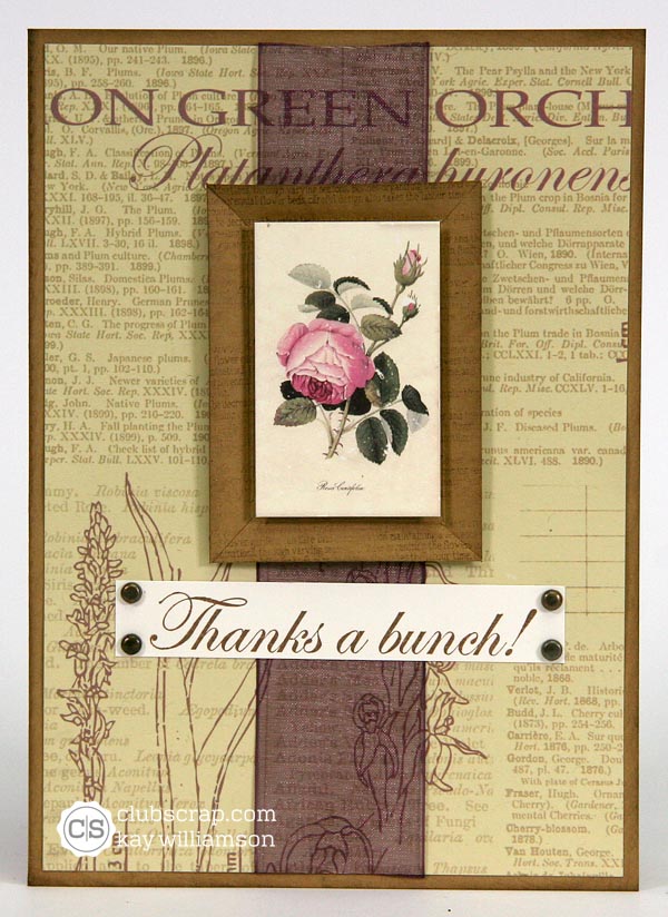 Club Scrap Vintage Botany Framed Prints Cards #clubscrap #frame