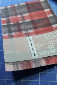 Inked Plaid Technique Tutorial card #clubscrap #plaid #sizzix #snowflakes