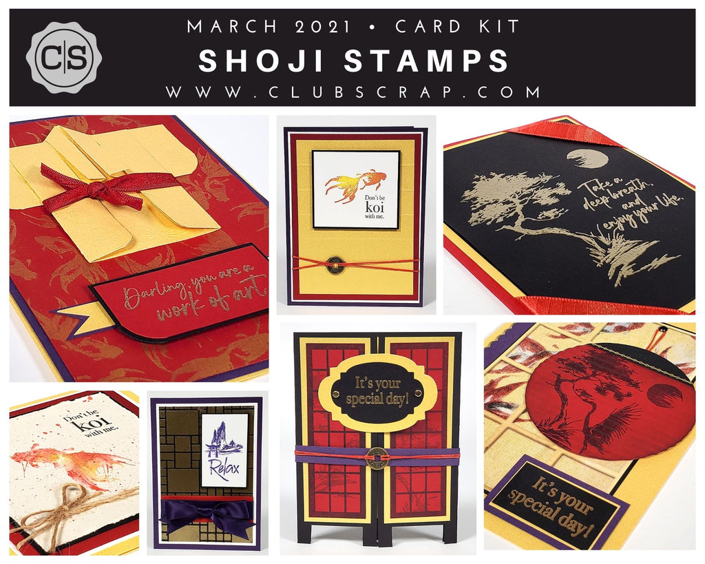 Shoji Stamps by Club Scrap #clubscrap