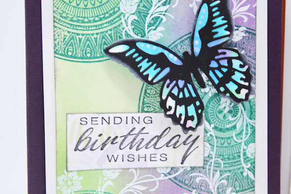 Embossed Resist Cards Tapestry Collection #clubscrap #distressinks #embossresist 