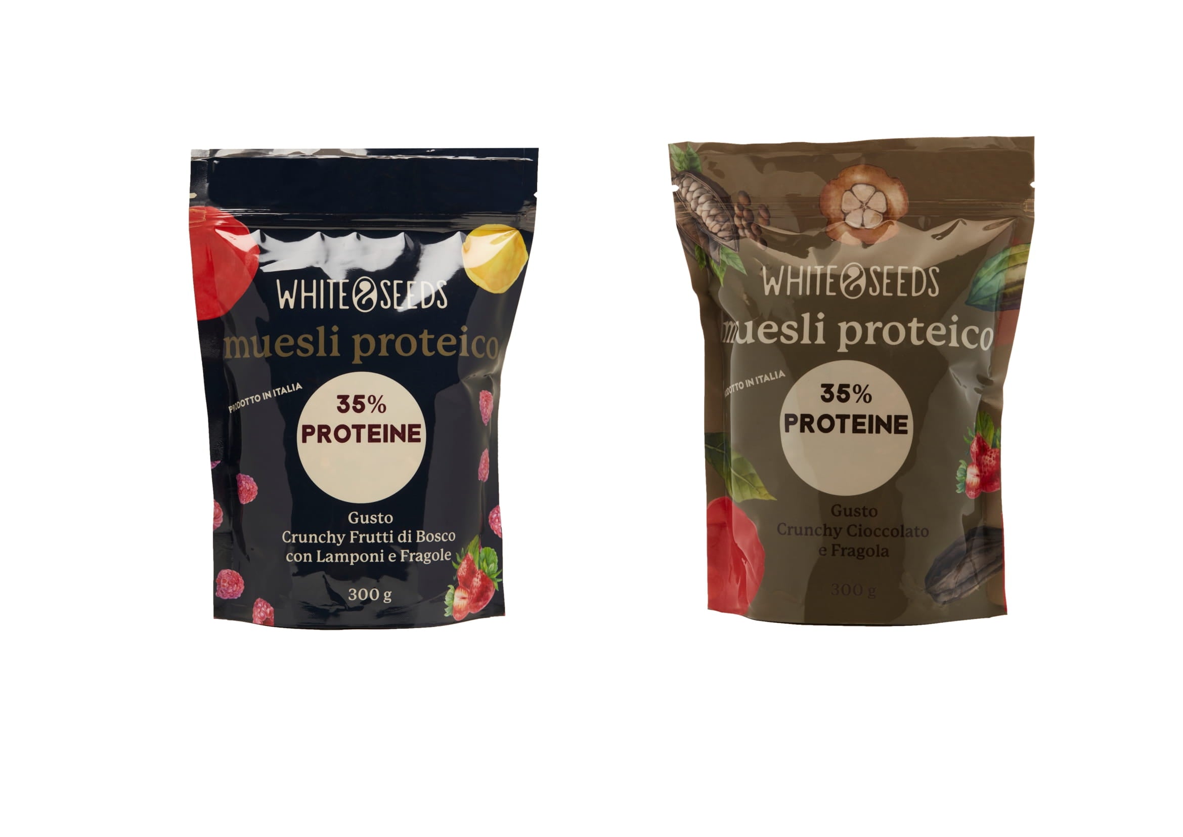 Muesli Proteici 35% Proteine - Pack Degustazione 2 in 1! - White and Seeds product image