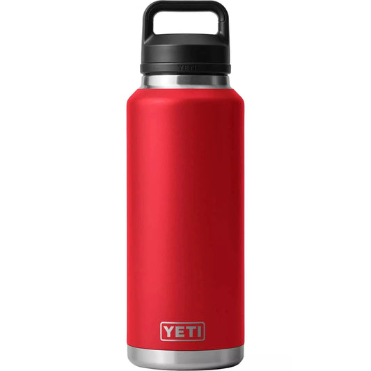 YETI Rambler 64oz bottle with chug cap Rescue Red Water Jug Dent