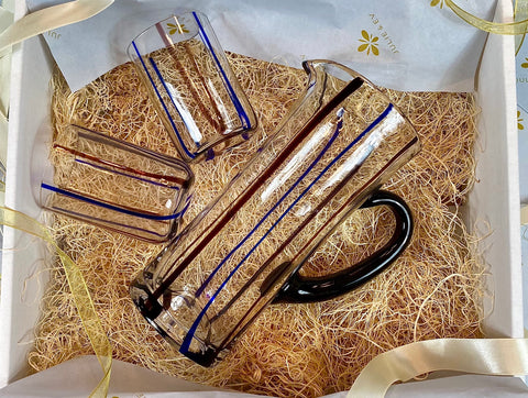 Curated gift set of Italian hand blown glass