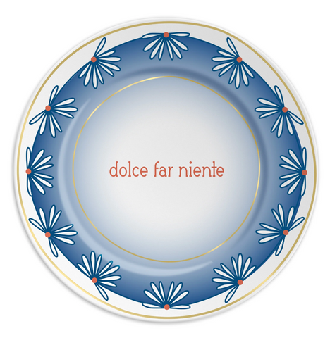 dinner plate made in italy