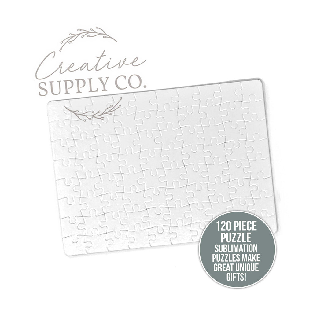 Roylco Blank Puzzle Pieces - 4 x 4, Pkg of 32