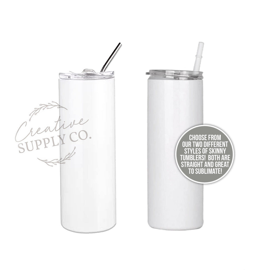 Never Let Anyone Dull Your Sparkle 20 oz Skinny Tumbler with Lid and Straw