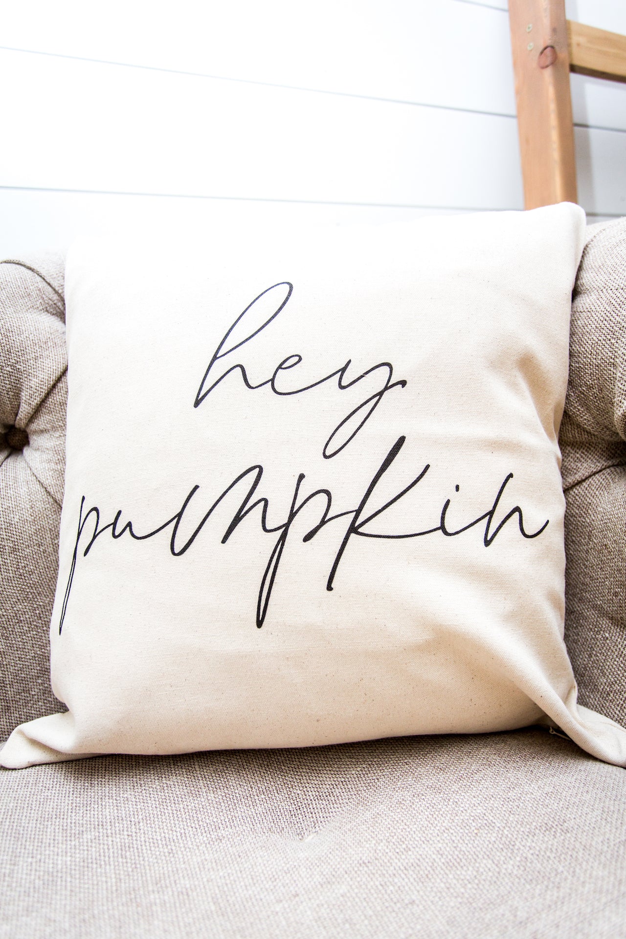 hey pumpkin pillow