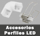 Accesorios para perfiles de LED grapas y uniones