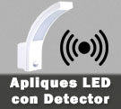 Apliques LED con detector de movimiento sensor incorporado para paredes
