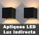 Apliques LED de luz indirecta