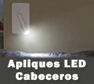 Apliques LED para cabeceros de cama en hoteles y habitaciones