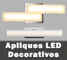 Apliques LED decorativos con formas modernas de diseño