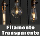 Bombilla LED filamento transparente vintage