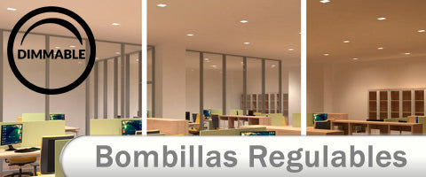 Bombillas LED Regulables para interior dimmables