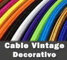 Cable vintage decorativo para lámparas