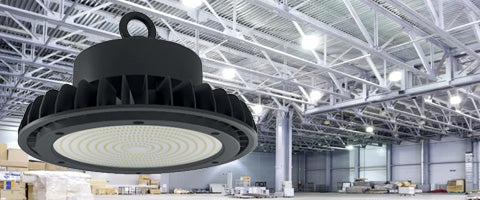 Camapanas industriales LED UFO para naves