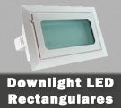 Focos downlight técnicos rectangulares de empotrar