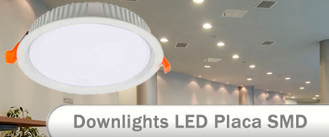 Downlight LED alta potencia con placa SMD empotrar techo