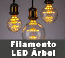 Filamento LED bombillas diodos de estilo árbol