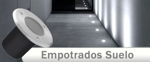 Focos empotrables para suelo estancos exterior