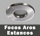 Focos aros empotrar estancos para techos y zonas con humedad