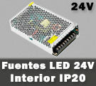 Fuentes de alimentación LED 24V interior rejilla