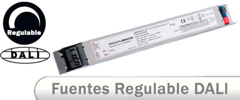 Fuentes de alimentación LED regulables por DALI