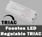 Fuentes alimentación LED regulables por TRIAC tensión constante