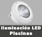 Iluminación LED para piscinas bombillas y focos