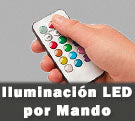 Iluminación LED controlable por mando