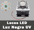 Luces LED de luz negra UV