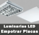 Luminarias LED para empotrar en placas de techo técnico de interior