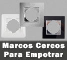 Marcos para empotrar cercos para mecanismos de luz