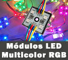 Módulos LED RGB multicolor cambio colores