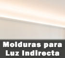 Molduras decorativas para luz indirecta luces LED